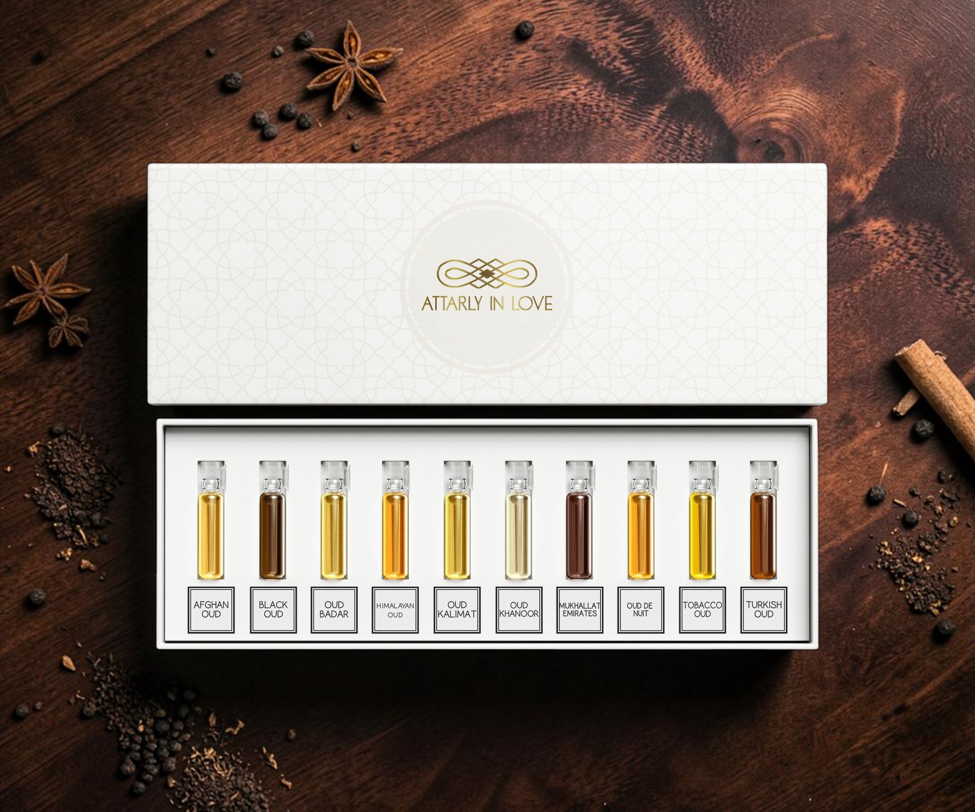 Dark Oud Discovery Set - 10 Sample Vials - 1ML each