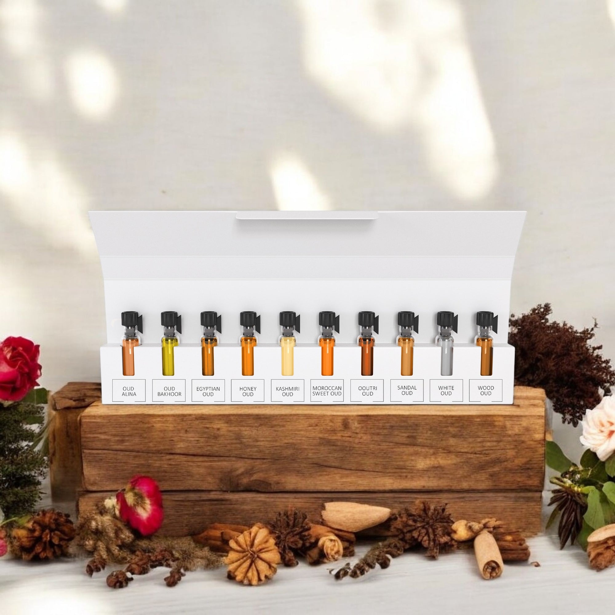 Light Oud Discovery Set - 10 Sample Vials - 1ML each