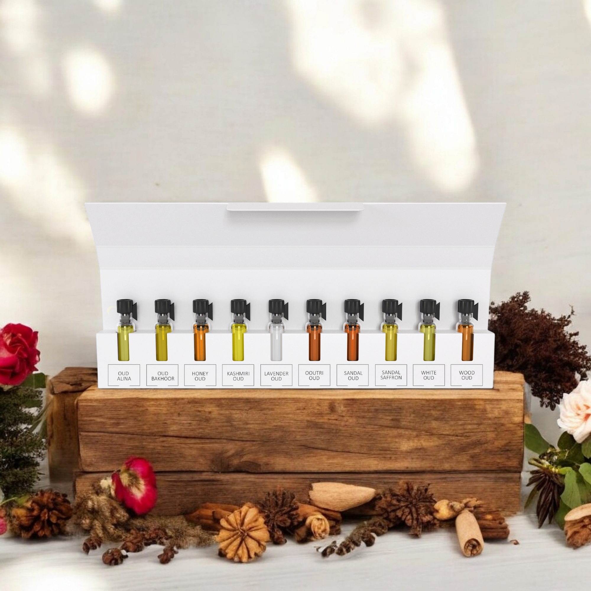 Light Oud Discovery Set - 10 Sample Vials - 1ML each